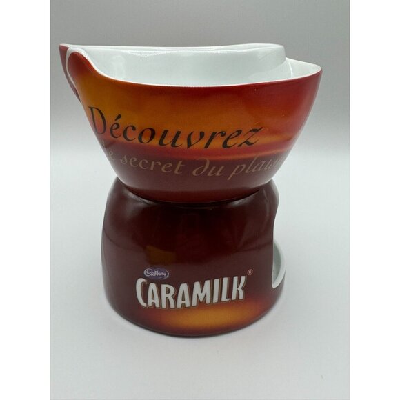 Caramilk Chocolate Twin Fondue Pot Cadbury  Canadian  English French - Picture 5 of 5